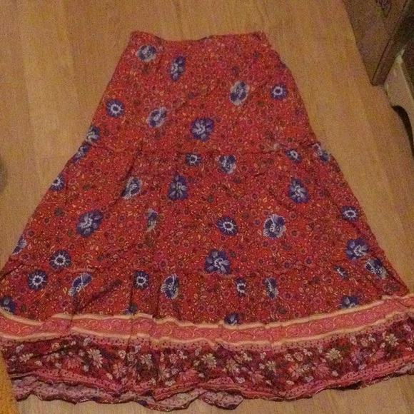 NWOT Boho Floral Prairie Skirt - Picture 1 of 7
